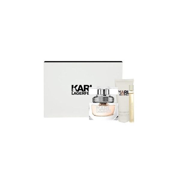 Karl Lagerfeld for Her W Set / EDP 85ml / body lotion 100ml / EDP roll-on 10ml
