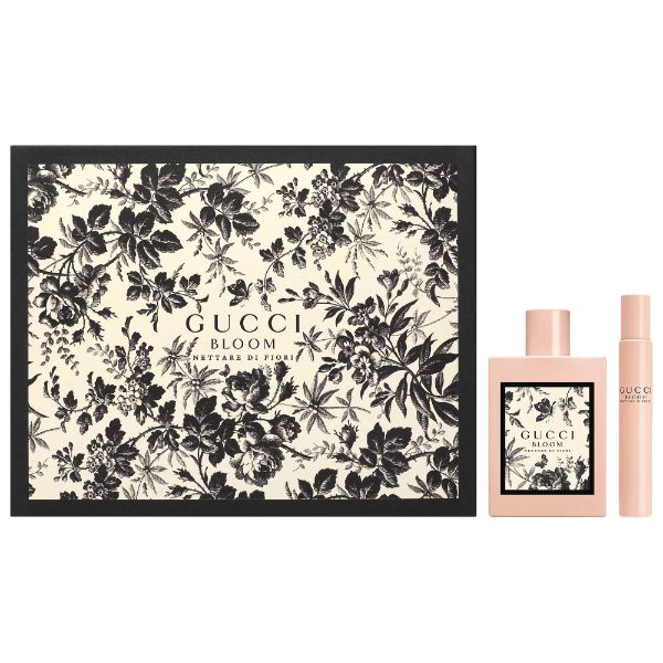 Gucci Bloom Nettare Di Fiori W Set / EDP Intense 50ml / EDP rollerball 7.4 ml / 2018