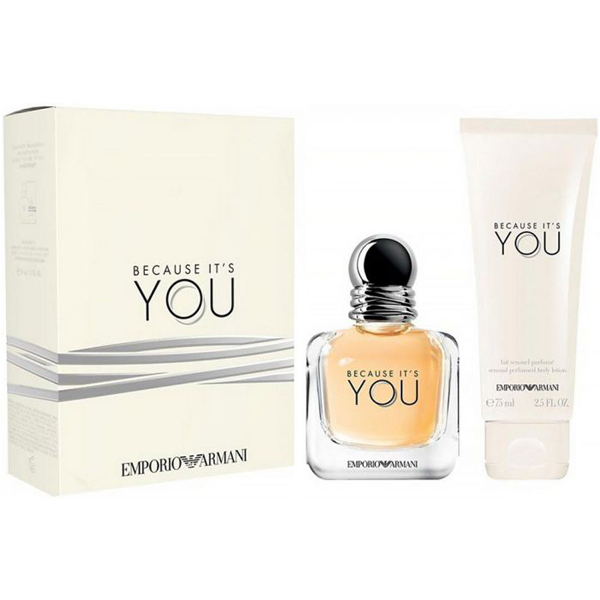 Armani Because It`s you W Set - EDP 50 ml + body lotion 75 ml