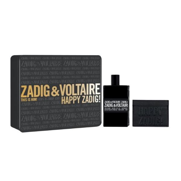 Zadig&Voltaire This Is Him! M Set - EDT 100 ml + card holder