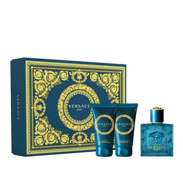 Versace Eros M Set - EdT 50 ml + a/s balm 50 ml + sh/gel 50 ml