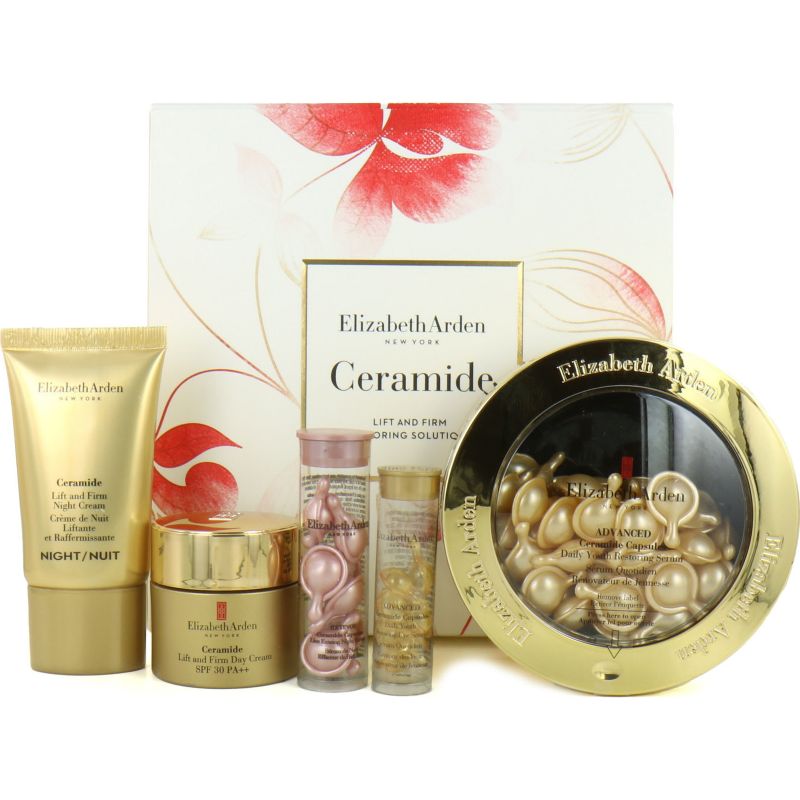 Elizabeth Arden Set - Advanced Ceramide - 60 capsules + Lift and Firm day cream 15 ml + Lift and Firm night cream 15 ml