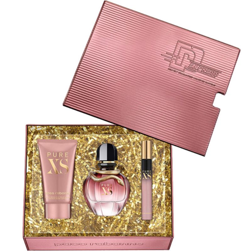 Paco Rabanne Pure XS W Set - EDP 80 ml + b/lot 100 ml + EDP 10 ml /2018