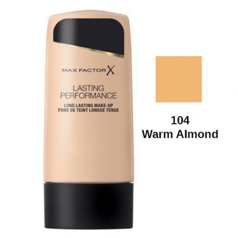 Max Factor Lasting Performance 104 Warm Almond 35ml Make Up
