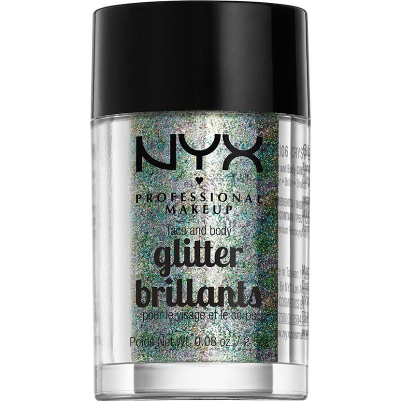 Nyx Professional Face And Body Glitter Brillants 06 Crystal 2.5gr