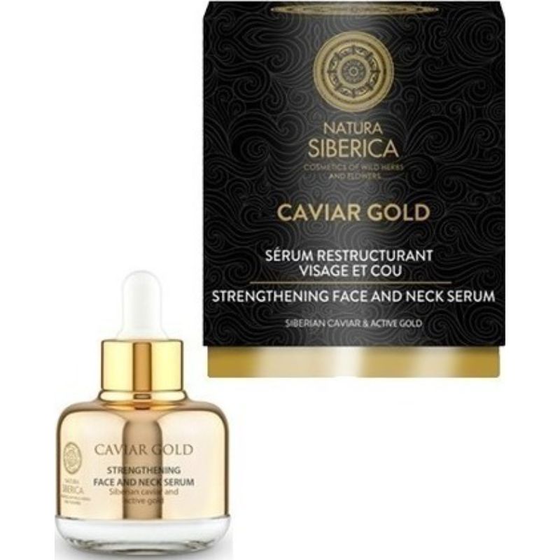 Natura Siberica Caviar Gold Face And Neck Serum 30ml