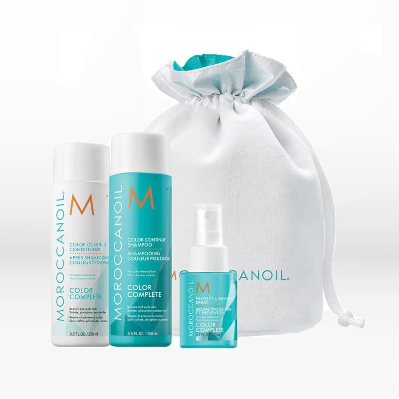 Moroccanoil Beauty In Bloom Color Complete Set Shampoo 250ml Conditioner 250ml Spray 50ml Gift Beaut