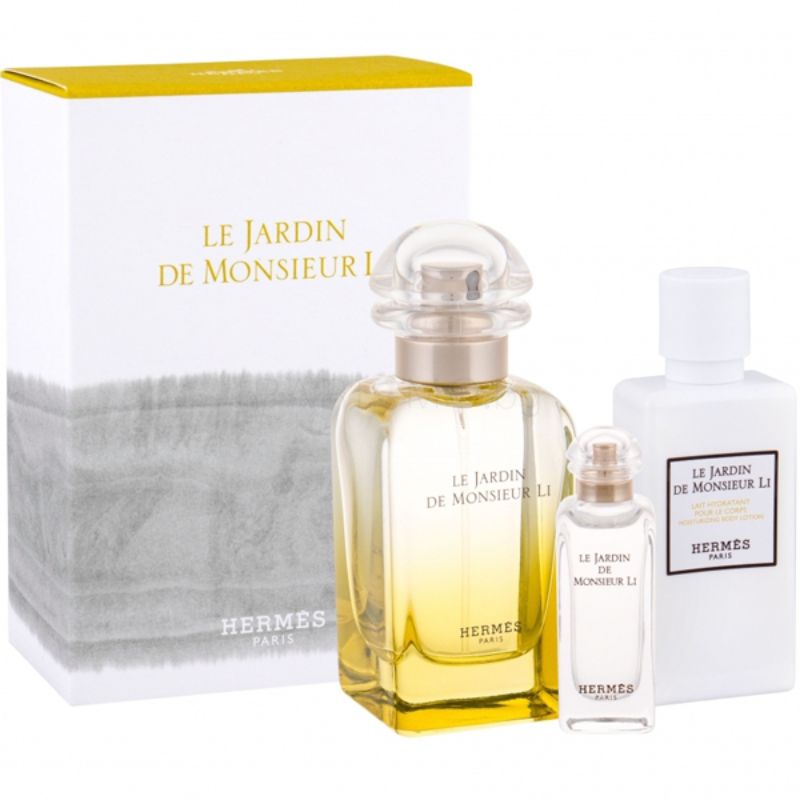 Hermes Le Jardin de Monsieur Li U Set - EDT 50 ml + b/lot 40 ml + mini EDT 7.5 ml