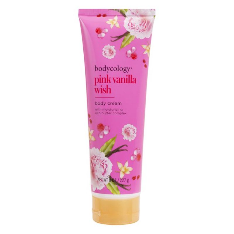 Bodycology Pink Vanilla Wish Moisturizing Body Cream 227Gr