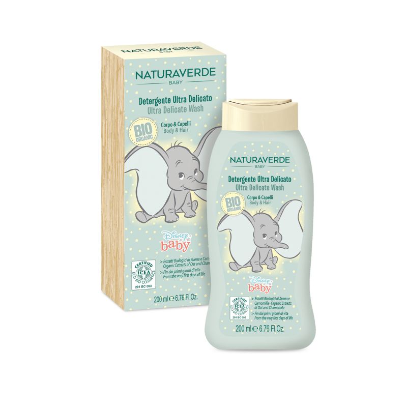 Naturaverde Baby Shower Gel Ultra Delicate Wash 200 Ml And Baby Delicate Wet Wipes 20 Pcs And Color 