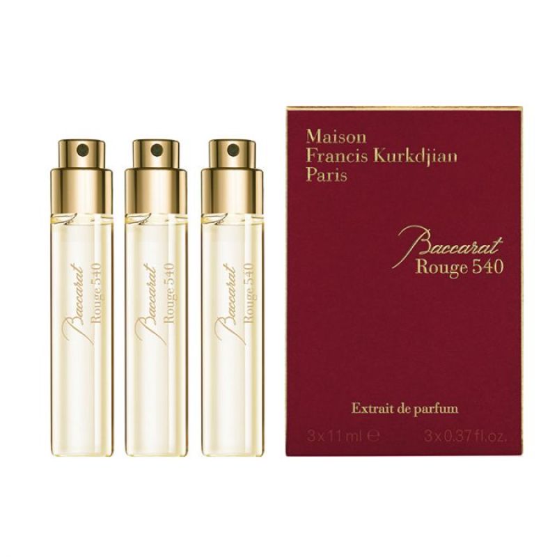 Maison Francis Kurkdjian Baccarat Rouge 540 U Extrait de Parfum 3x11 ml spray refills
