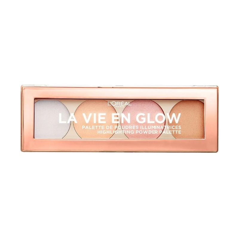 Loreal La Vie En Glow Highlighting Powder Palette 02 Cool Glow Eclat Froid 5Gr