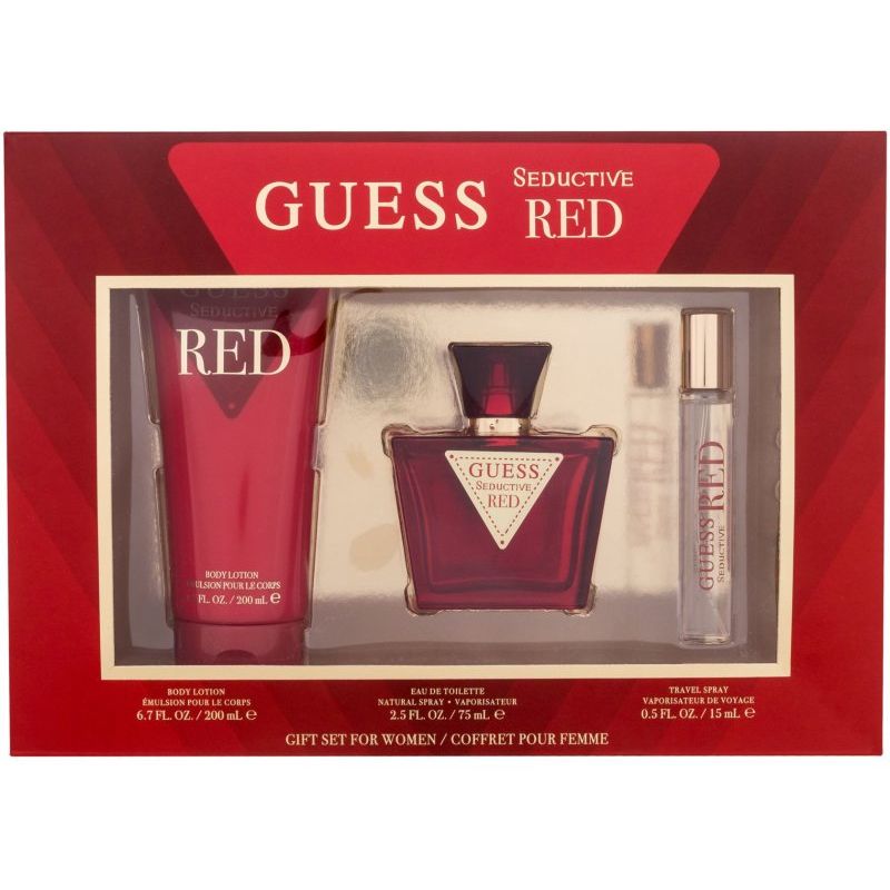 Guess Seductive Red W Set - EDT 75 ml + b/lot 200 ml + EDT 15 ml /2021