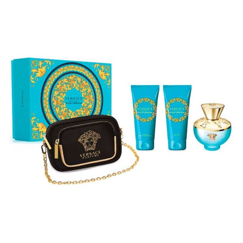 Versace Dylan Blue W Set - EDP 100 ml + b/lot 100 ml + sh/gel 100 ml + clutch