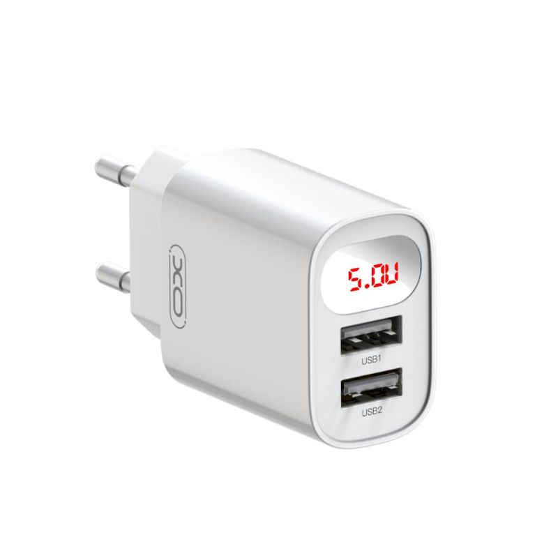 XO L95B Digital Display Dual USB 2.4A Charger