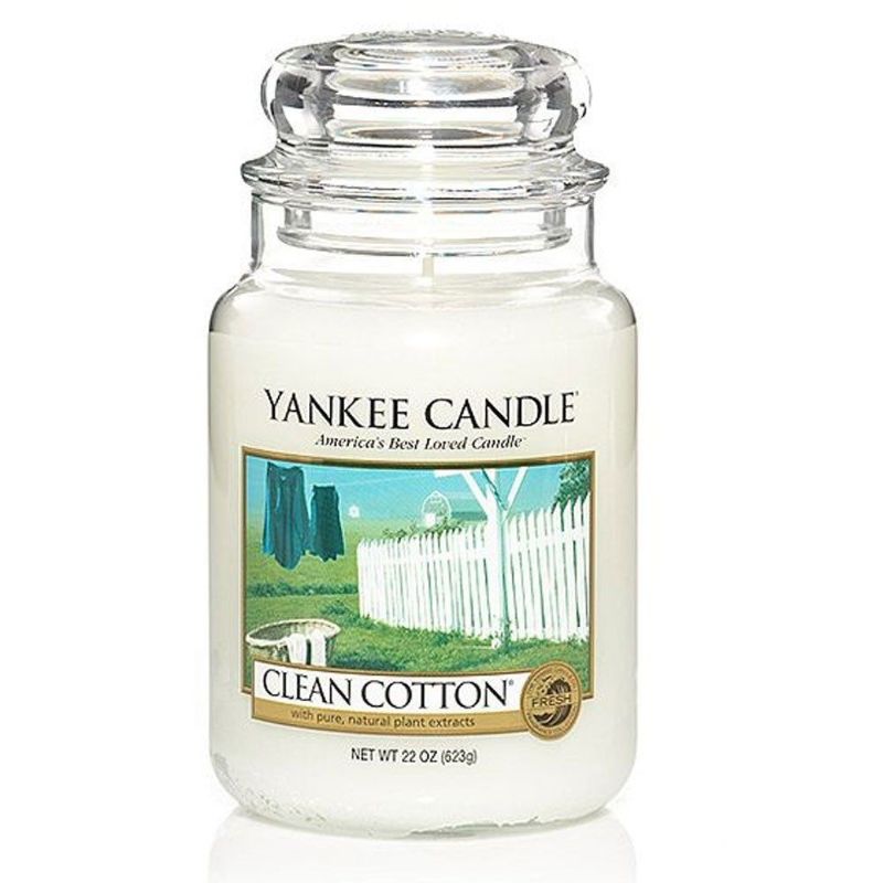 Yankee Candle Clean Cotton 623 g Big Jar