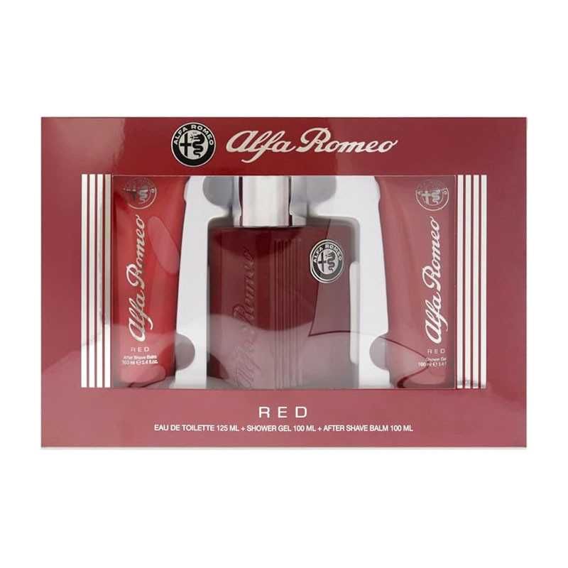 Alfa Romeo Alfa Romeo Red M Set - EDT 125 ml + a/s balm 100 ml + sh/gel 100 ml