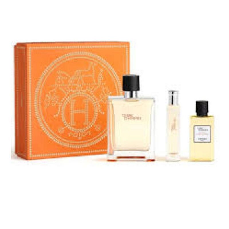 Hermes Terre dHermes M Set - EDT 100 ml + sh/gel 40 ml + EDT 15 ml