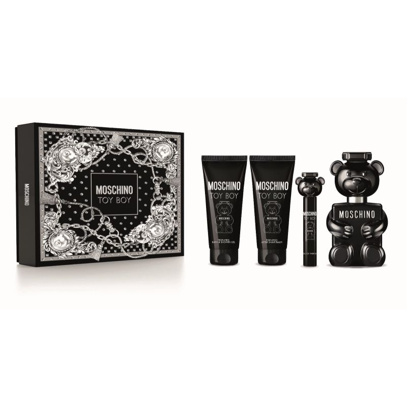 Moschino Toy Boy M Set - EDP 100 ml + a/s balm 100 ml + sh/g 100 ml + EDP 10 ml 
