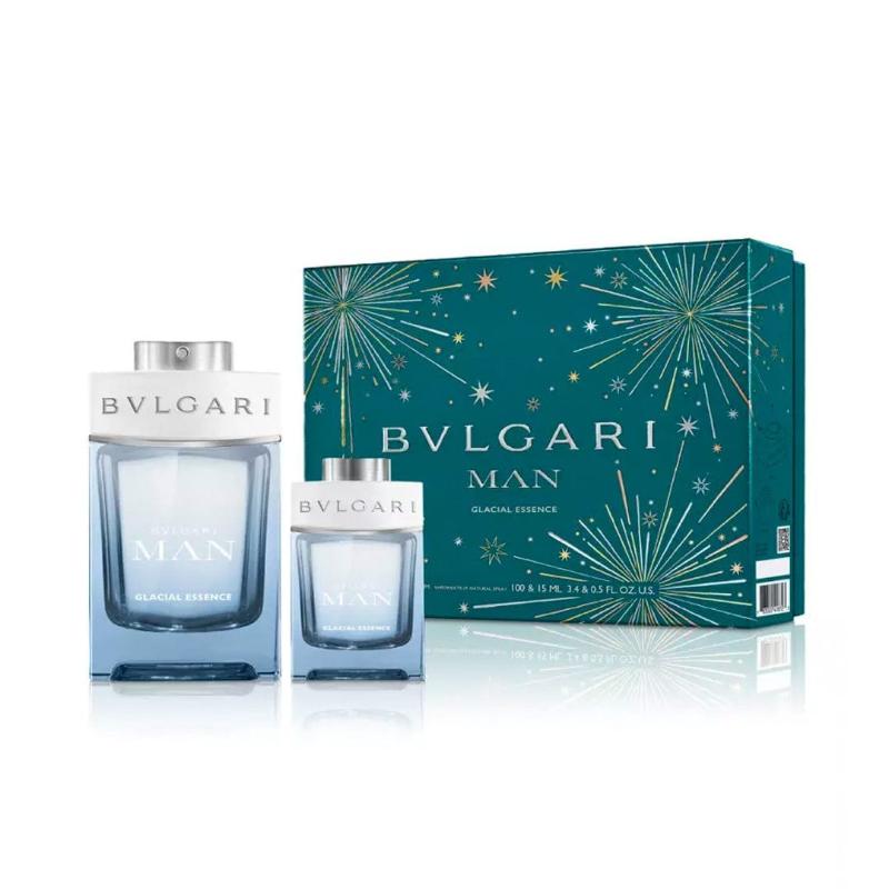 Bvlgari MAN Glacial Essence M Set - EDP 100 ml + EDP 15 ml