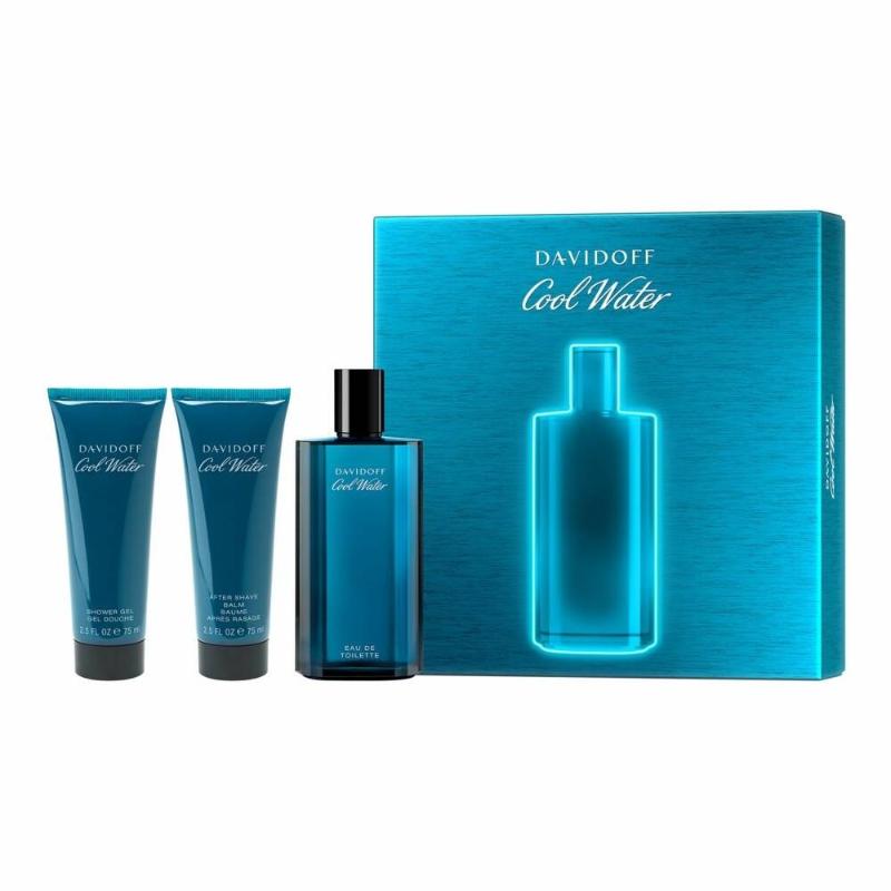 Davidoff Cool Water M Set - EDT 125 ml + a/s balm 75 ml + sh/gel 75 ml + deo stick 75 ml + EDT 15 ml