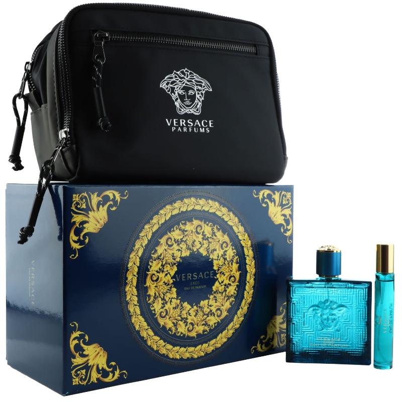 Versace Eros Energy M Set - EDP 100 ml + EDP 10 ml + black trousse /2024