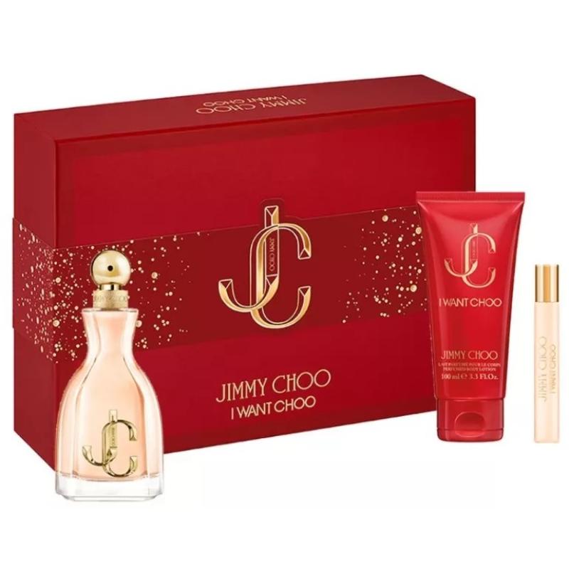 Jimmy Choo I Want Choo W Set - EDP 100 ml + b/lot 100 ml + EDP 7.5 ml