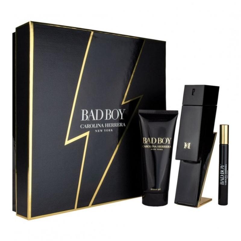 Carolina Herrera Bad Boy M Set - EDT 100 ml + EDT 10 ml 