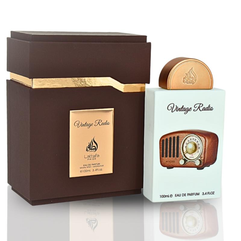Lattafa Pride Vintage Radio U Set EDP 100 ml + body spray 200 ml + EDP 20 ml /2023