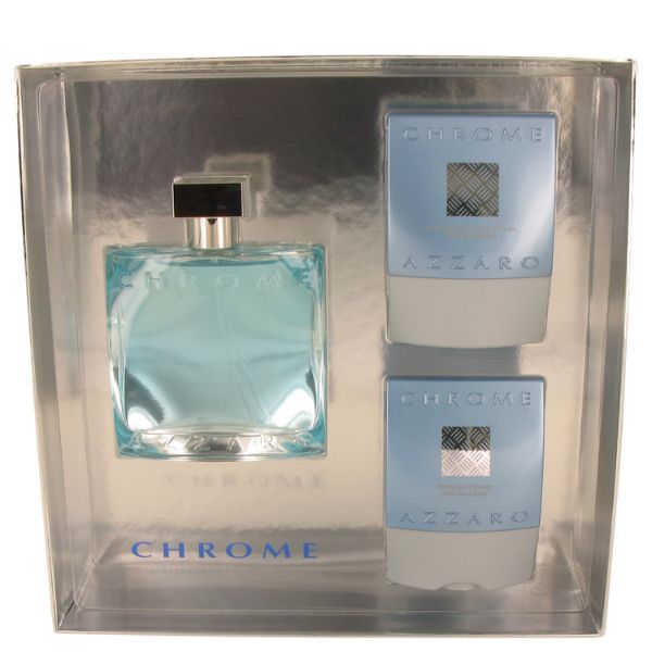 Azzaro Chrome M Set / EDT 100ml / after shave balm 75ml / shower gel 75ml