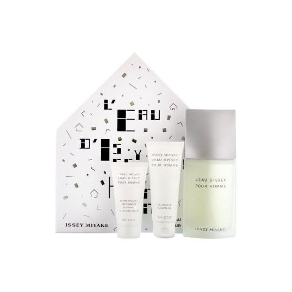 Issey Miyake L`Eau d`Issey M Set / EDT 75ml / after shave balm 50ml / shower gel 50ml