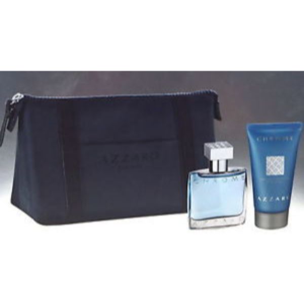 Azzaro Chrome M Set / EDT 30ml / shower gel 50ml / pouch