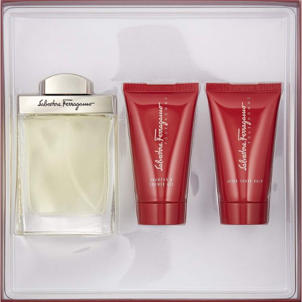 Salvatore Ferragamo Salvatore Ferragamo M Set / EDT 100ml / after shave balm 75ml / shower gel 75ml