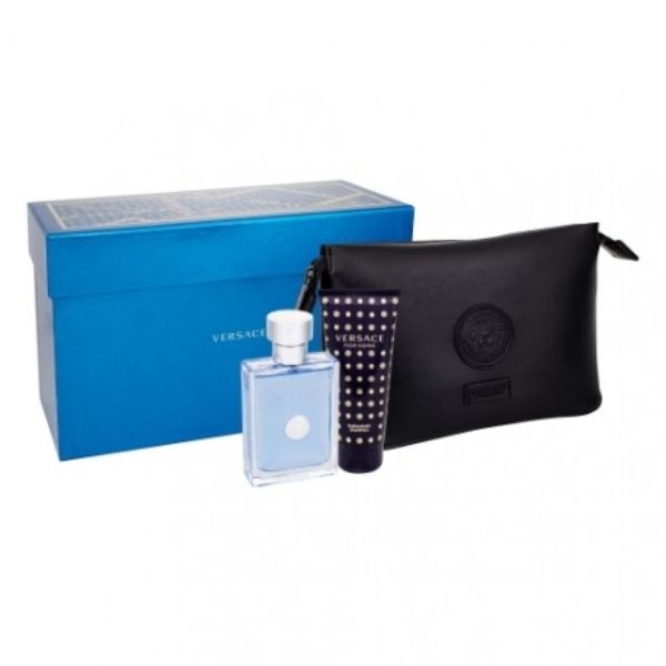 Versace Pour Homme M Set / EDT 100ml / shower gel 100ml / pouch